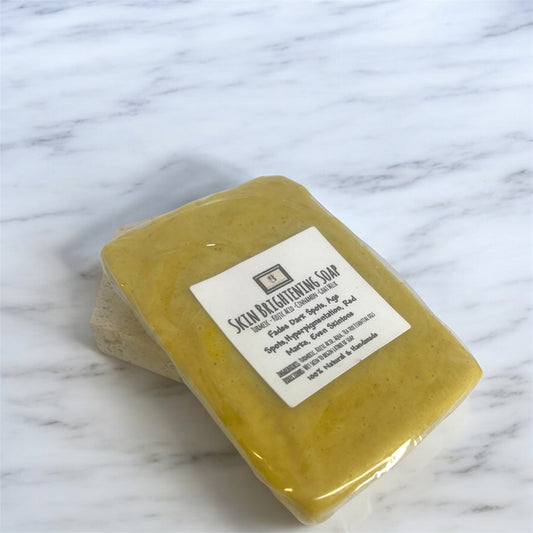 Skin Brightening Soap w Turmeric and Kojic Acid